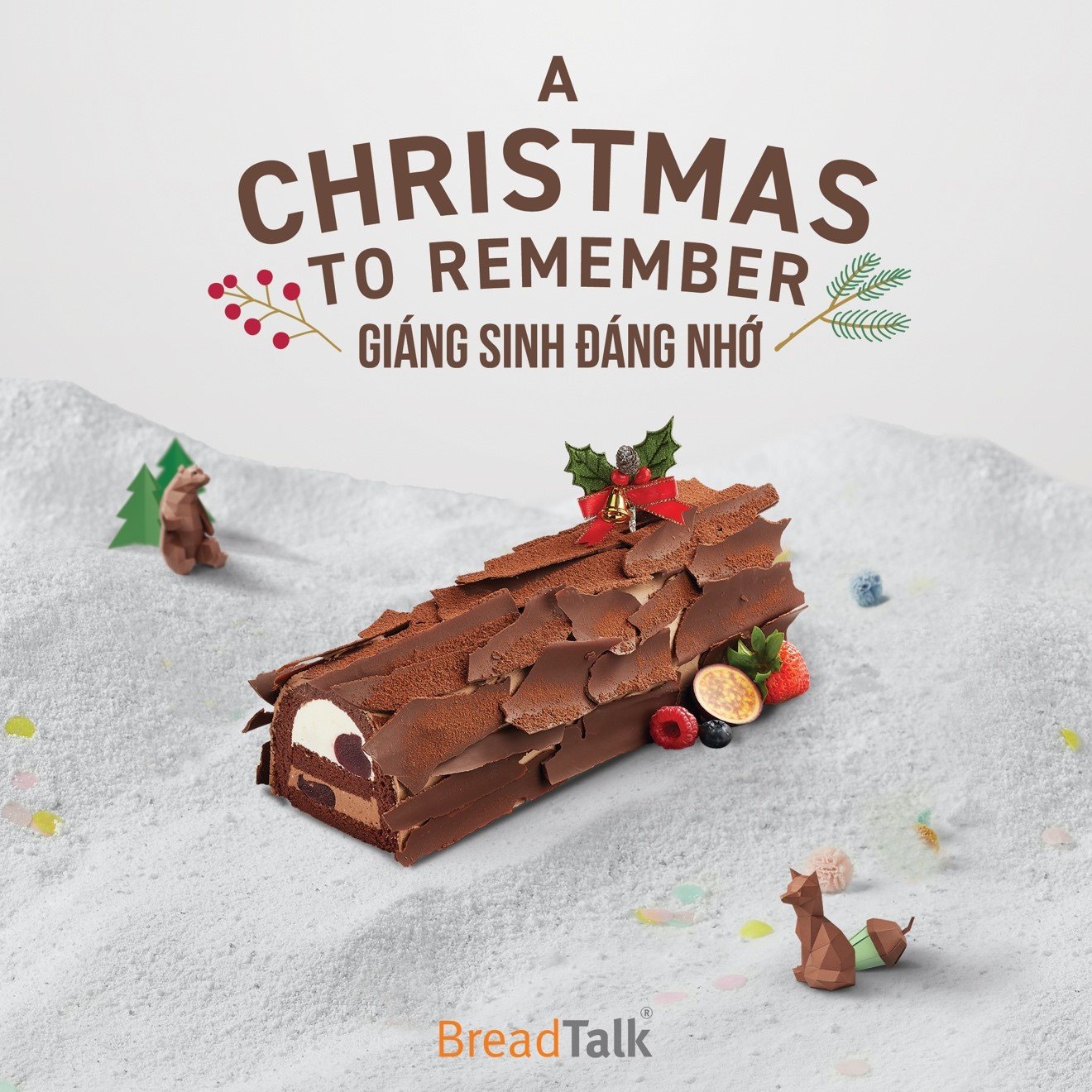 BỘ SƯU TẬP “GIÁNG SINH ĐÁNG NHỚ” CHO MÙA NOEL CỦA BREADTALK VIỆT NAM.