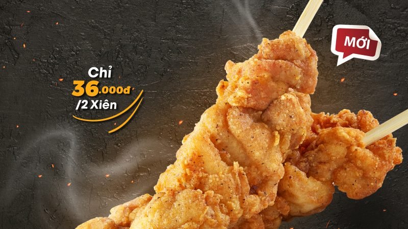 KFC tung phiên bản nâng cấp “Xiên Gà Tenderods”