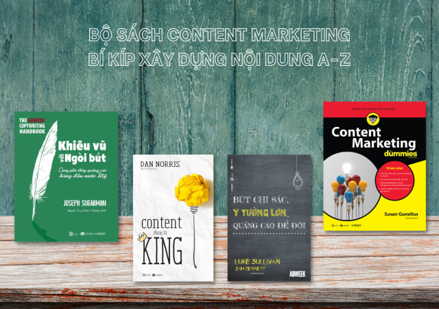 Săn cơ hội để cải thiện kỹ năng viết lách và phát triển sự nghiệp bản than với bộ sách Content Marketing