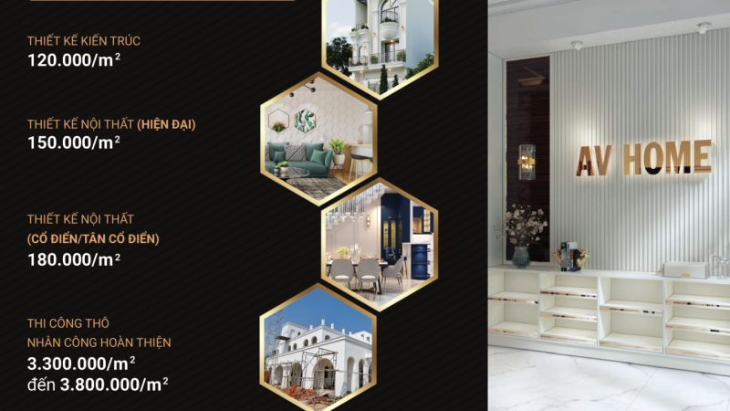 AV HOME – Văn phòng kiến trúc lựa chọn khởi đầu cho tổ ấm hoàn hảo