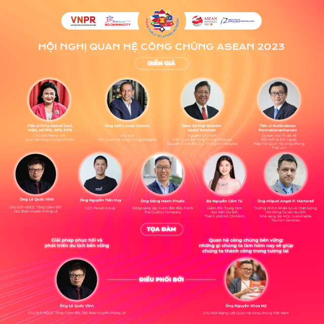 Hội nghị Quan hệ công chúng ASEAN 2023 sẽ diễn ra ngày 8/9/2023 tại TP.HCM