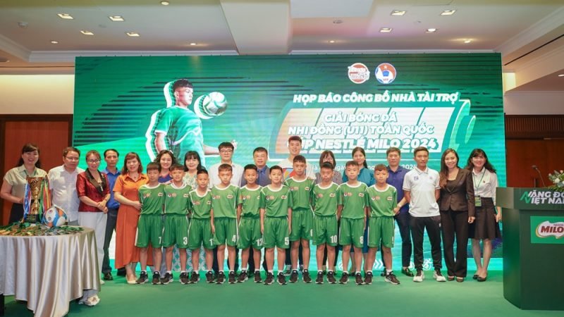 Nestlé MILO đồng hành cùng Giải Bóng đá Nhi đồng (U11) toàn quốc 2024