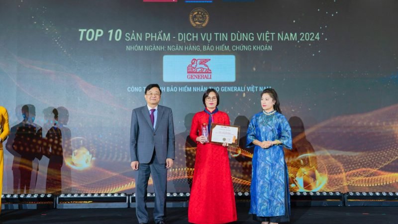 “Generali Việt Nam” vinh dự được trao tặng danh hiệu Top 10 Sản phẩm – Dịch vụ tin dùng Việt Nam 2024