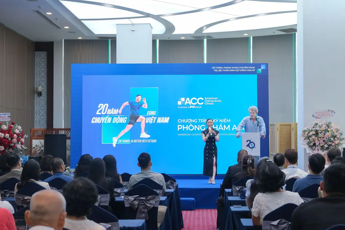 Hệ thống Phòng khám Chuyên khoa Trị liệu Thần kinh Cột sống Hoa Kỳ (ACC) tổ chức sự kiện kỷ niệm 20 năm hoạt động tại Việt Nam
