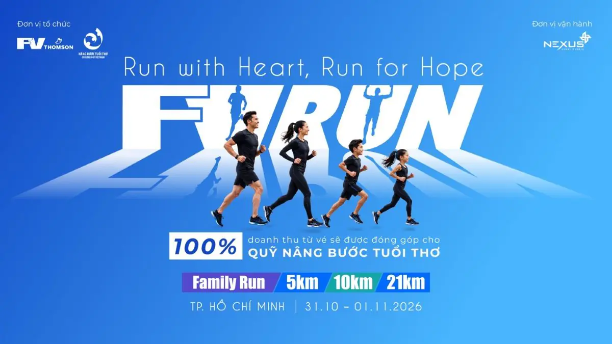 Bệnh viện FV chính thức công bố FV RUN 2026, giải chạy cộng đồng mang thông điệp “Chạy bằng trái tim – Chạy vì hy vọng” (Run with Heart – Run for Hope)